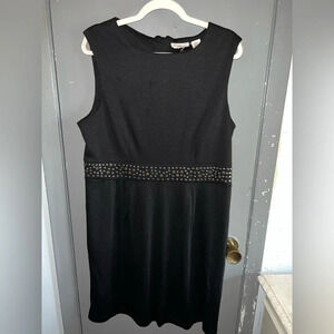 ALLISON Brittney sz 14 black sleeveless dress